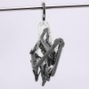 Klomveris 32‑Peg Folding Sock Drying Hanger,Rotatable Plastic Laundry Airer