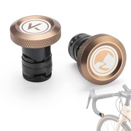ROCKBROS Road-to-Sky Bicycle Handlebar Plugs End Cap Handlebar Bar End Plugs Aluminium Alloy 2 Pieces for Road Bike MTB