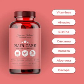 Vitaminas Veganas Hair Care Joycare Biotina Crcuma Aloe Vera 120 Cpsulas