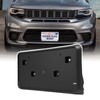 GRUOIZ Quick Install Front License Plate Holder Compatible with Jeep