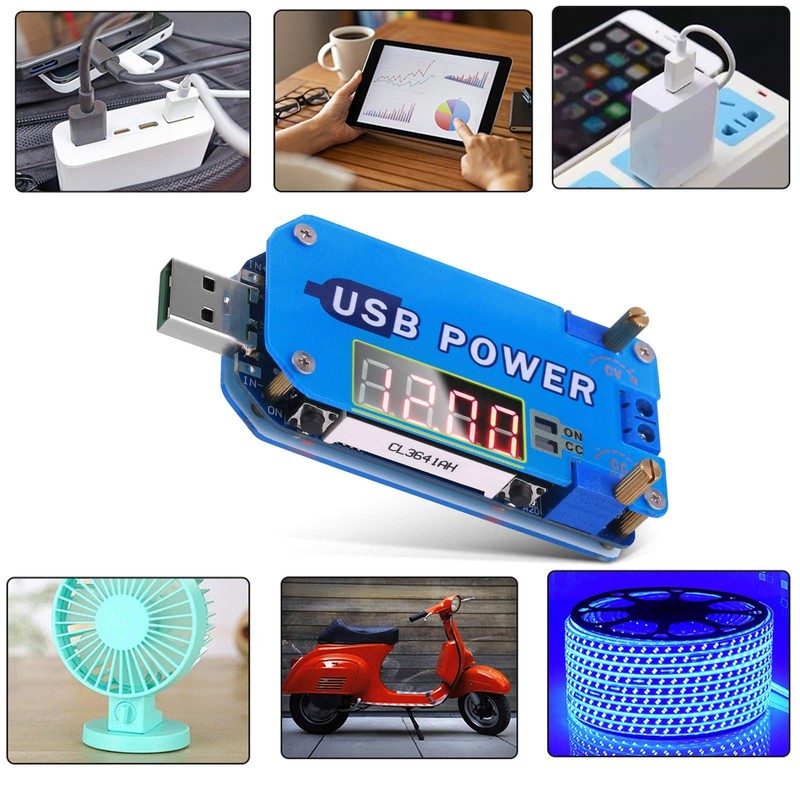 PEMENOL - Convertidor de voltaje DC-DC de 15 W, 5