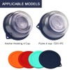 Sophico 4 Cup Round Silicone Storage Cover Lids Replacement for