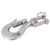 logyues Swivel Hanging Hook 350KG Swivel Hoist Hook Safety Latch