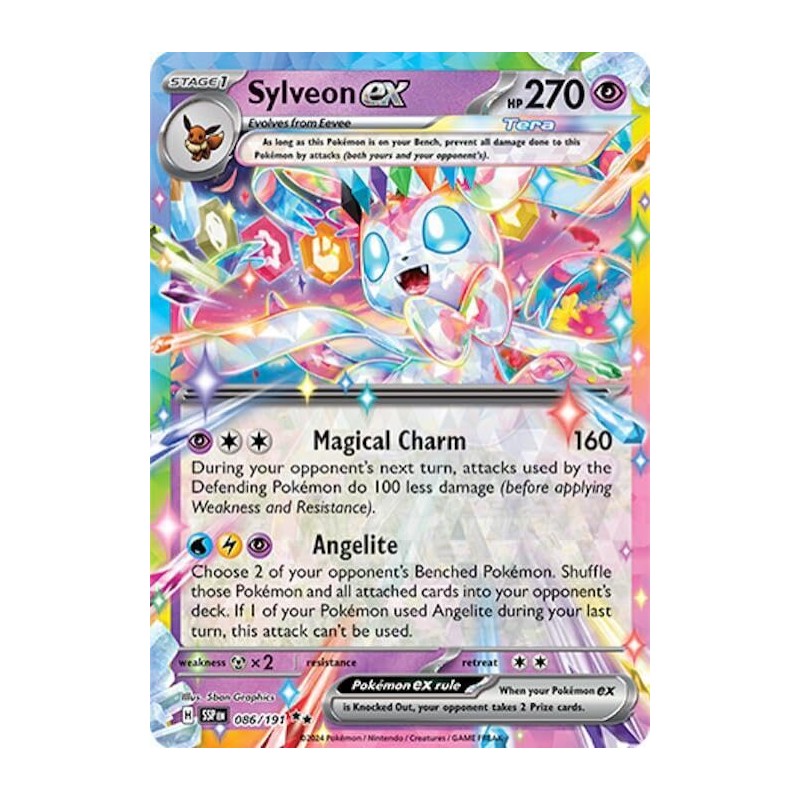 Pokemon - Sylveon ex 086/191 - Surging Sparks – Tera
