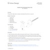 Inline Design Round Slim Stainless Steel 316 Handrail Bracket (Matte