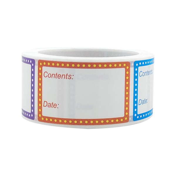 Yingjie 500 Pieces Freezer Labels, Easy Peel Off Date Label