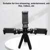 Triple Phone Holder Tripod Mount Adaptor 180 Degree Rotating Ball