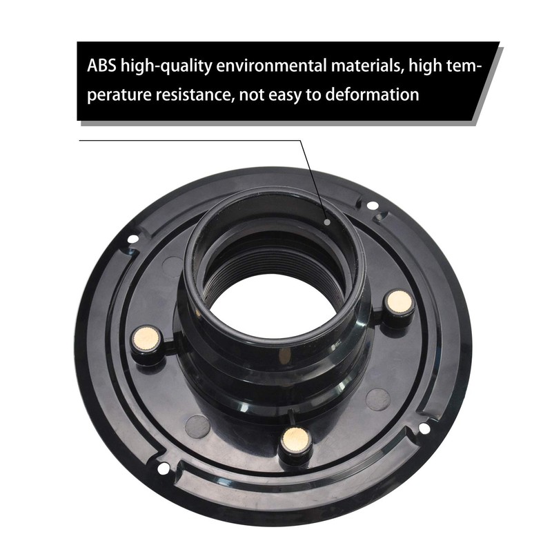 SaniteModar 2-in ABS Shower Drain Base can be Used with