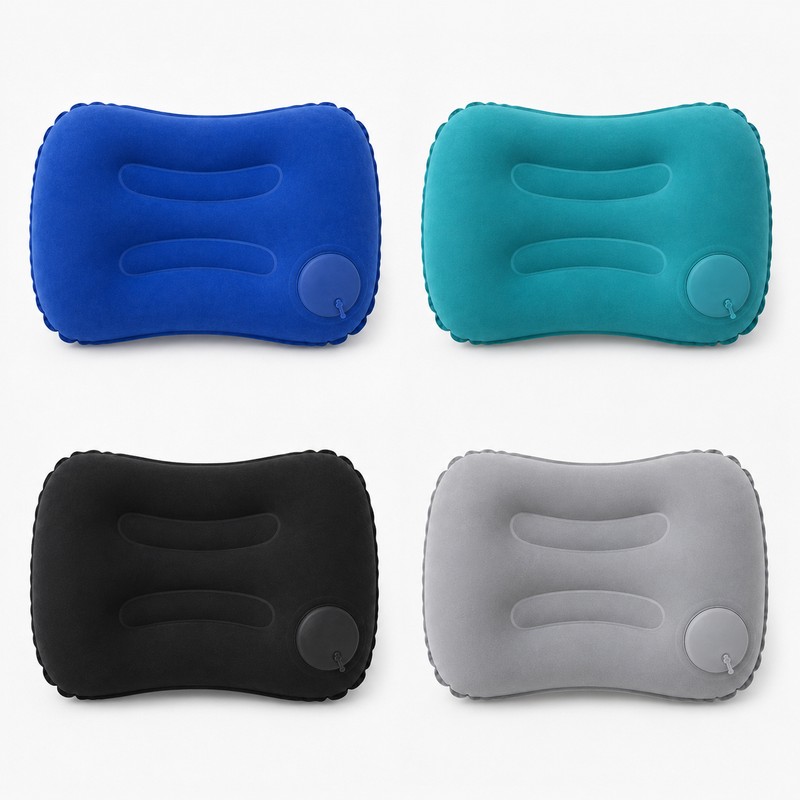 Inflatable Travel Pillow for Neck & Lumbar Support – Compact