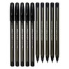 DTrioJet Ballpoint Pens, BLACK, Medium Point (1.0mm), Pack of 50,
