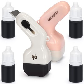 SHENGXIN Guard Your ID Privacy Rollers & Security Stamps– Multi-Function ID Theft Protection Stamp Kit (2 Stamps + 4 Refills)