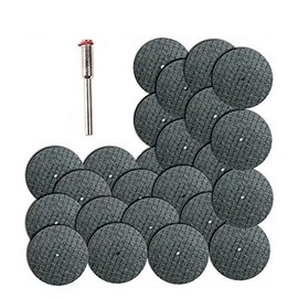 Resin Cutting Wheel 32mm Rotary Tool Cutting Disc Fiberglass Reinforced Cut-Off Discs Kit for Grinding (100PCS Cutting Wheels + 1PCS 36mm Mandrel)