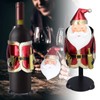 Santa Claus Wine Rack Innovative Dinning Table Decoration Ornament for