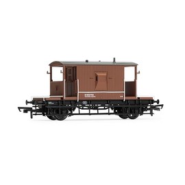 Hornby R60289 BR Brake Van Southern Region 950792 Freight Wagons, Brown