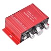 Mini 12V 2 Channel HiFi Stereo Bass Audio Power Amplifier