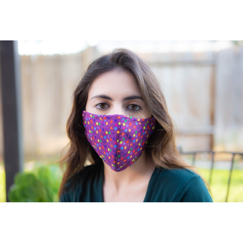 Headmost Comfymask 3 Layer Large Fabric Facemask: Water Repellent, Breathable