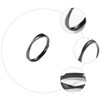 Baluue Stylish Silver Couple Ring Open Design Finger Jewelry for
