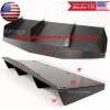 SdeelCase 30" x 12.5" ABS Black Textured Rear Bumper Center