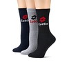 Lotto, 12 Pairs Unisex Tennis Socks Made of Breathable, Soft