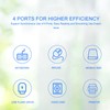 USB to Ethernet Adapter 4 Ports 100Mbps 5Gbps Aluminium Alloy