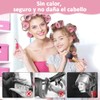 50 pzs Rizadores para el Cabello, 4 Tamaños de Rulos