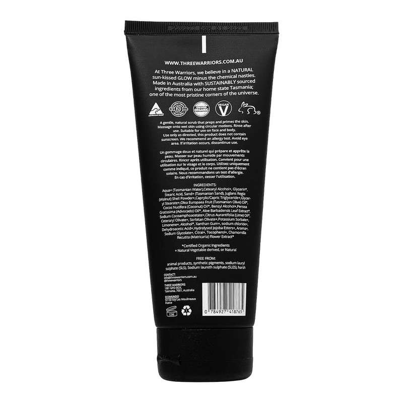 Three Warriors Tasmanian Sand Scrub, 150g