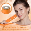 Facial Hair Removal for Women - Waterproof 2 in1 Rechargeable