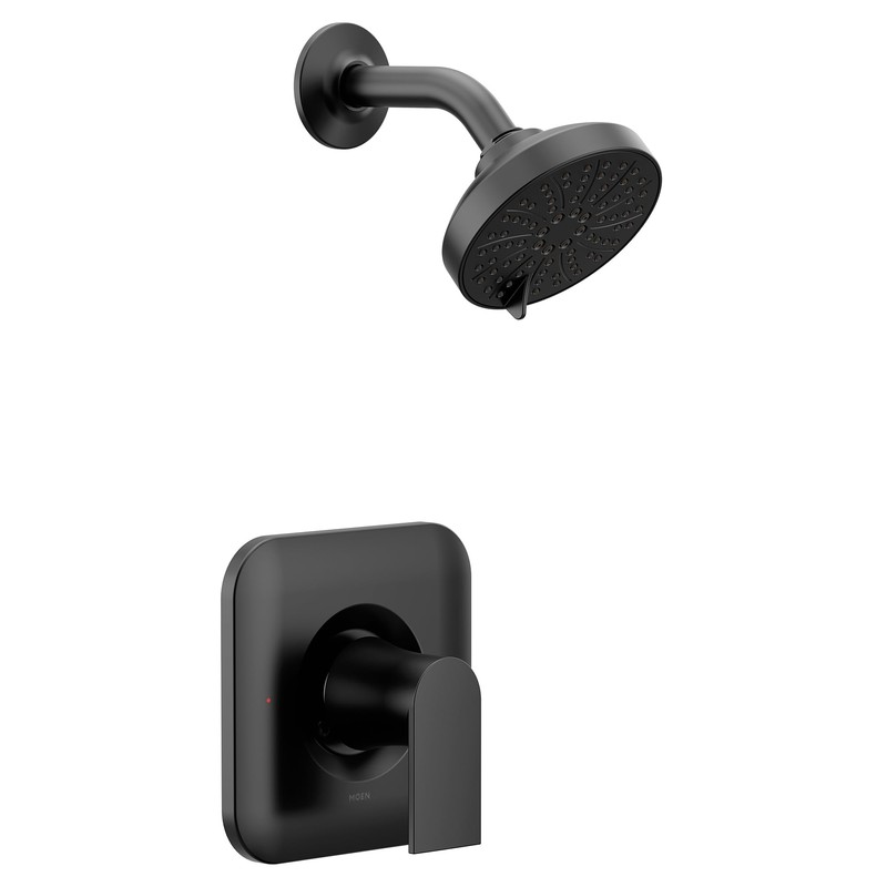 Moen Genta LX Matte Black Pressure Balancing Eco-Performance Modern Shower