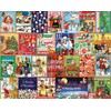 White Mountain 1000 Piece Jigsaw Puzzle Winter Christmas Holiday Puzzles