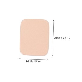 TOVINANNA 2sets Dual-use Powder Puff for Makeup Portable Sponge Applicator for Loose Powder and Foundation Soft Velour Material Compact for Daily Cosmetics