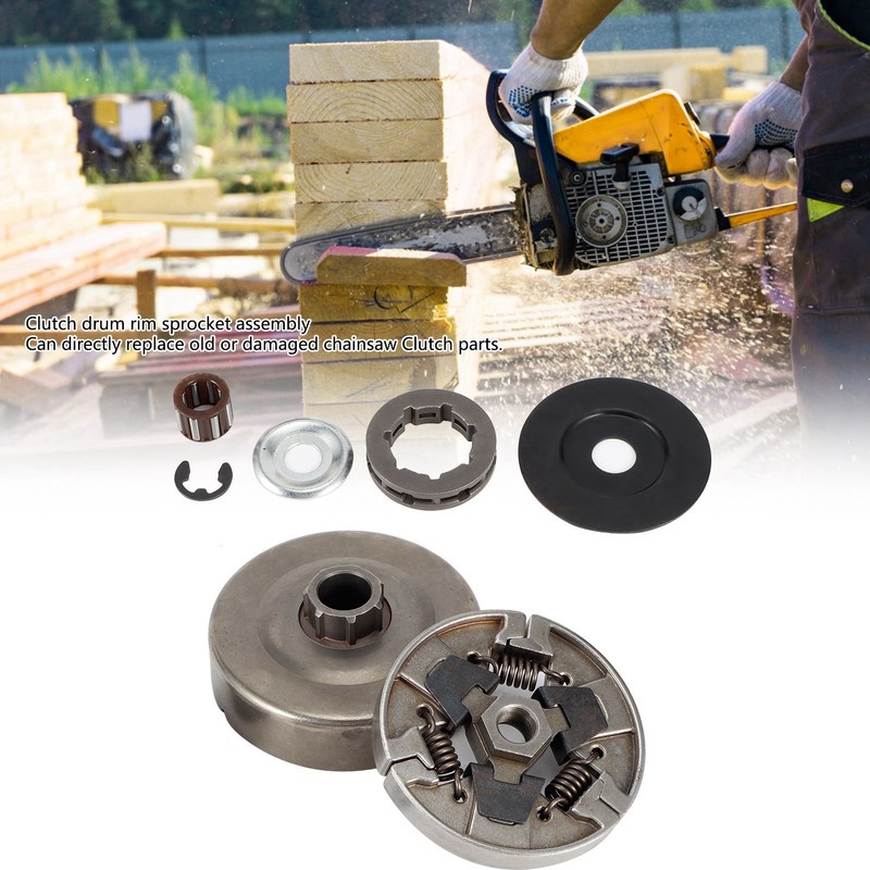 3/8in-7 Clutch Drum Rim Sprocket Assembly Kit for Stihl MS660