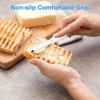 LOMILD Dalmatian Silicone Jar Spatula, Slanted Head Scraper & Jam