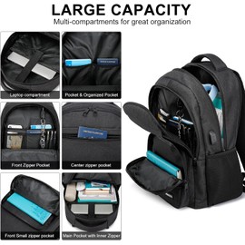 Mochilas para computadora portátil para hombres y mujeres, mochila escolar
