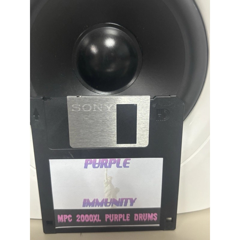 AKAI MPC 2000XL "PURPLE DRUMS" Sound Disks (Floppy Disk)