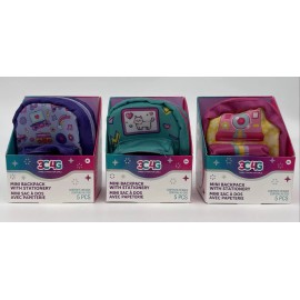Make It Real 3 Pack 3C4G Three Cheers For Girls 5 Piece Mini Backpack Keychain w/ Stationary