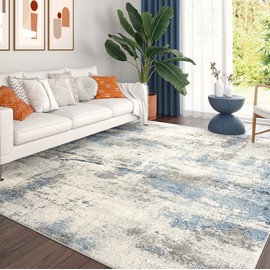 Large Area Rug 9x12 - Modern Area Rugs for Living Room, Dining Room Rug, Bedroom Rug, Indoor Entry, Entryway Carpet - Alfombras para Salas Modernas Grandes