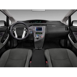 Customized for Toyota Prius Microfiber Leather Steering Wheel Cover for Prius C Aqua 2010 2011 2012 2013 2014 2015 2016 2017 2018 2019 Black Car Special Design YR01B