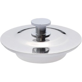 Tapón de baño para bañera - Tapón de bañera Acero Inoxidable y Silicona con Acabado Espejo, Ajuste Universal para desagües 42-44 mm baño para