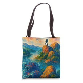 The Explorer and the Treasure of the Sea Tote Bag