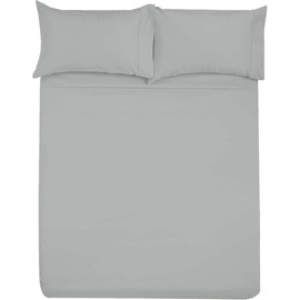 RV King 72" x 75" Sheets for RV - RV King 72" x 75" Sheet Set for RV Camper - RV Sheets - 4 Piece Bed Set for Campers 8-12 Deep Pocket Fitted Sheet Luxury Soft (Silver - RV Short King - 72? X 75?)