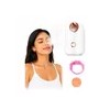 Jarphy Vaporizador Facial Portátil Rosa Blanco Con Ozono