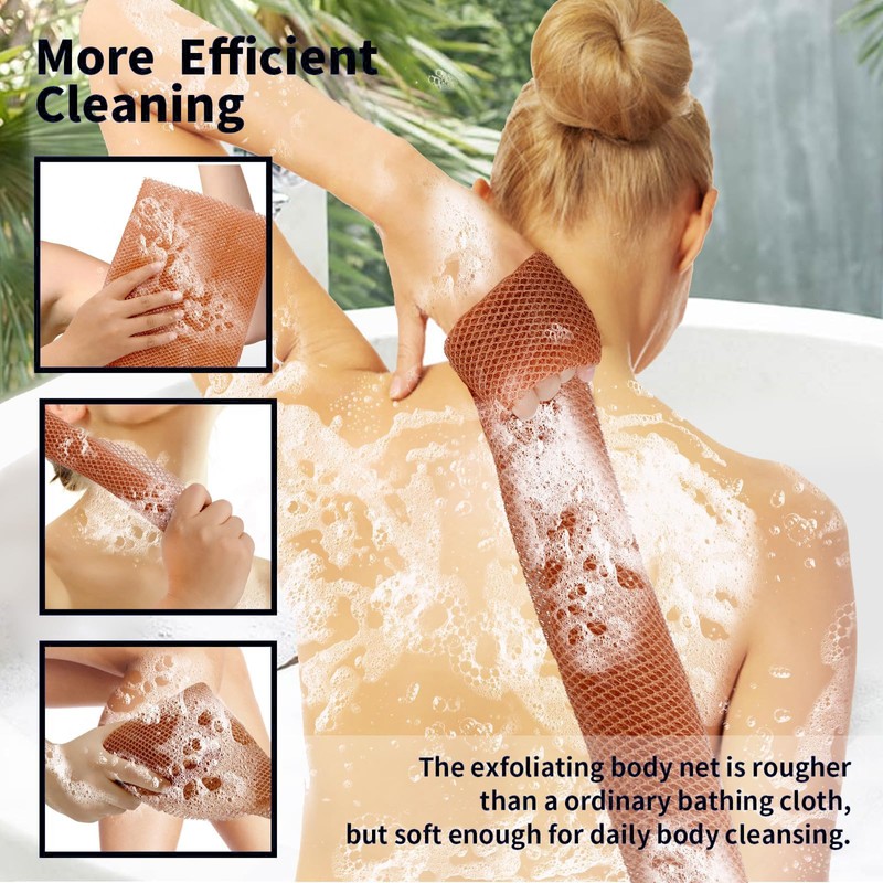 African Net Sponge, African Exfoliating Net Long Bath Net Bathing