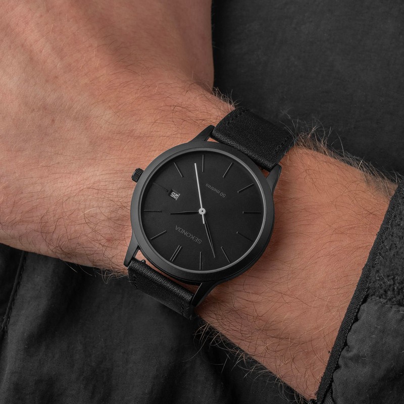 Sekonda Bergen Mens 39mm Quartz Watch in Black with Analogue