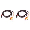 2X Male to Video Audio AV Cable Adapter for for One,Newest