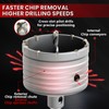 CSOOM Concrete Hole Saw 3-1/8" (80mm) with 220mm SDS Plus