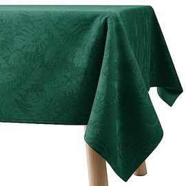 Filumi Eris Tablecloth 120 x 240 cm Dark Green Washable for Indoor Outdoor Use Monster Pattern