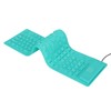 Foldable Silicone Keyboard 108 Keys Silicone Foldable USB Wired Waterproof