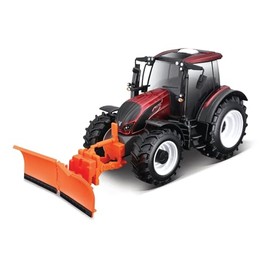 Bburago VALTRA FARM TRACTOR N174 WITH SNOW PLOUGH – 1:32 Scale – Incredibly Detailed Die-Cast Replica Collectible Model Vehicle