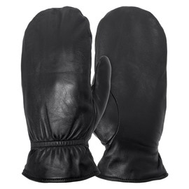 Pratt and Hart Breckenridge Women’s Leather Mittens with Finger Liners Size M Color Black