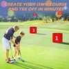 FOOING Golf Game, 9 Hole Yard Game for Adults Outdoor/Indoor,
